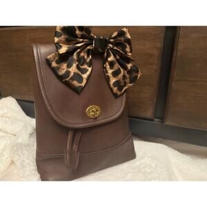 Excellent Condition Coach Rich Chocolate Mini Backpack Bag